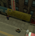 Grand Theft Auto: Chinatown Wars에 등장하는 해당 상점의 모습.