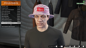 BottomDollarBounties-GTAOe-MaleHats-CanvasHats20-PinkZebraBignessBucket.png