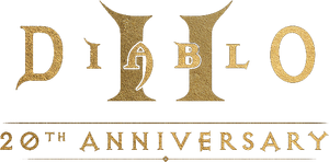 Diablo II 20th Anniversary logo.png