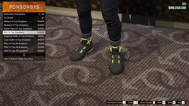 파일:BottomDollarBounties-GTAOe-FemaleShoes-DesignerSneakers4-B&YHiTopSneakers.png