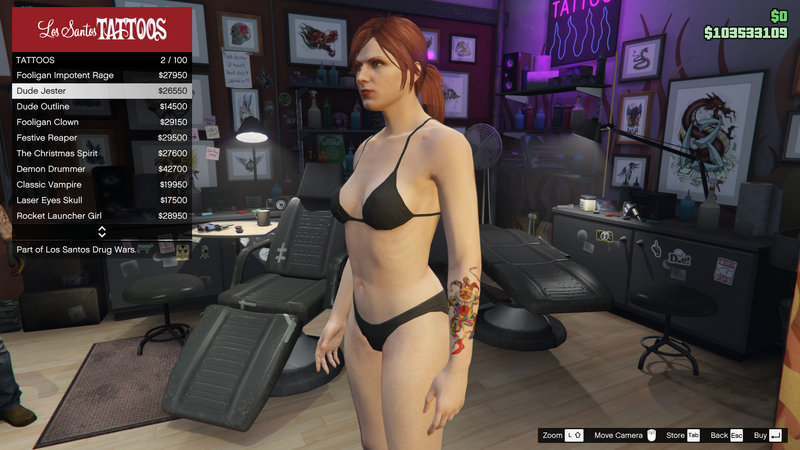 파일:LosSantosDrugWars-GTAOe-FemaleTattoos-LeftArm2-DudeJester.png