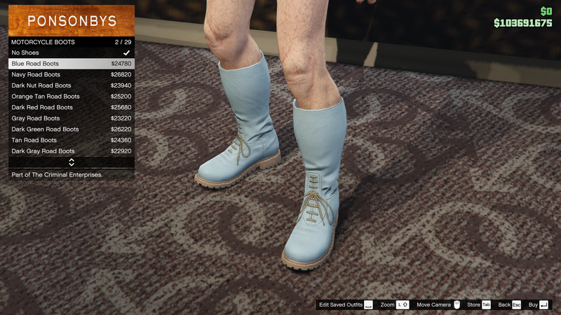 파일:TheCriminalEnterprises-GTAOe-MaleShoes-MotorcycleBoots1-BlueRoadBoots.png
