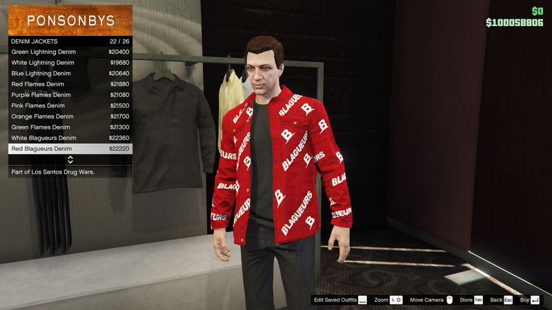 파일:LosSantosDrugWars-GTAOe-MaleTops-DenimJackets21-RedBlagueursDenim.png