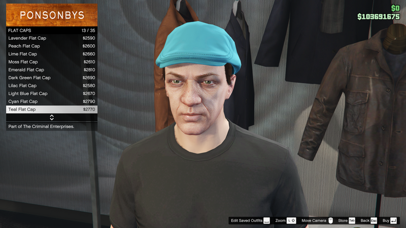 파일:TheCriminalEnterprises-GTAOe-MaleHats-FlatCaps12-TealFlatCap.png
