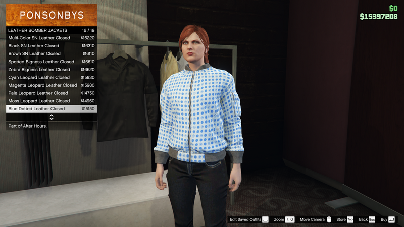 파일:AfterHours-GTAO-FemaleTops-LeatherBomberJackets15-BlueDottedLeather.png