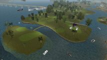 GTA VC 내 Leaf Links의 전경.