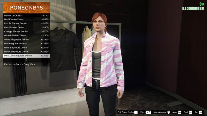 파일:LosSantosDrugWars-GTAOe-FemaleTops-DenimJackets24-PinkZebraBignessDenim.png
