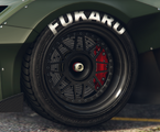 아포칼립스 ZR380에 장착된 Fukaru 순정 타이어.