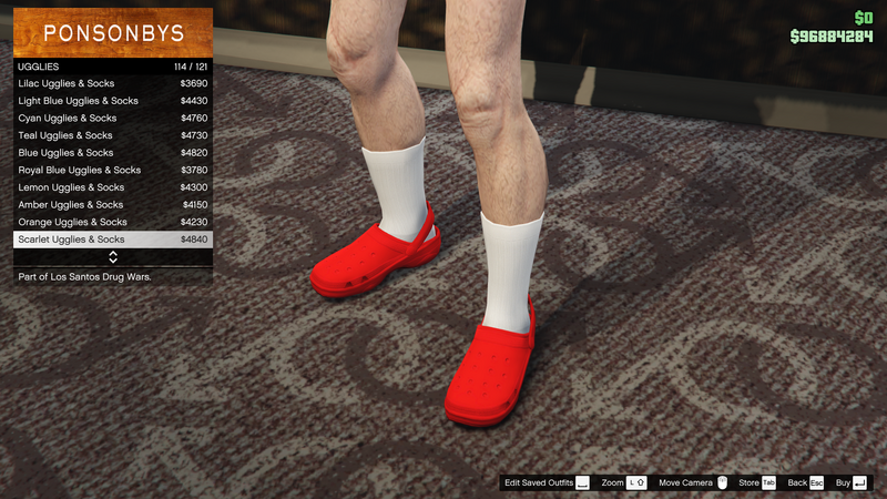 파일:LosSantosDrugWars-GTAOe-MaleShoes-Ugglies113-ScarletUgglies&Socks.png