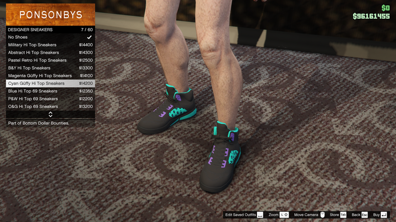 파일:BottomDollarBounties-GTAOe-MaleShoes-DesignerSneakers6-CyanGüffyHiTopSneakers.png