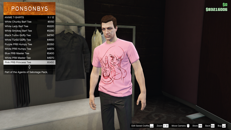 파일:AgentsofSabotage-GTAOe-MaleTops-AnimeTShirts10-PinkPRBPrincessTee.png