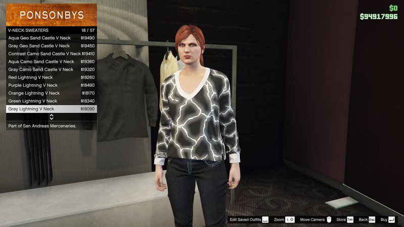 파일:SanAndreasMercenaries-GTAOe-FemaleTops-VNeckSweaters18-GrayLightningVNeck.png