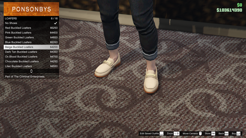 파일:TheCriminalEnterprises-GTAOe-FemaleShoes-Loafers5-BeigeBuckledLoafers.png