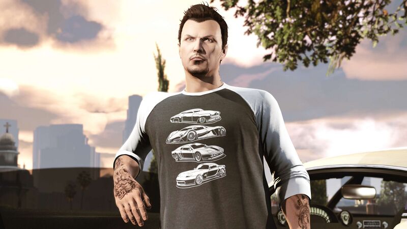 파일:CareerProgress-GTAOee-MonochromeCarsBaseballTee.jpg
