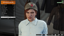GTA 온라인의 피치 칙스 뱀피 모자.