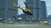 Higgins Helitours 헬리패드에서 이륙하는 Helitours Maverick.