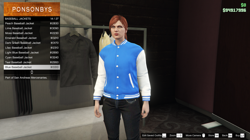 파일:SanAndreasMercenaries-GTAOe-FemaleTops-BaseballJackets13-BlueBaseballJacket.png