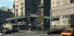 GTA IV에 등장하는 알곤퀸 랭커스터의 유일한 Terroil 주유소.