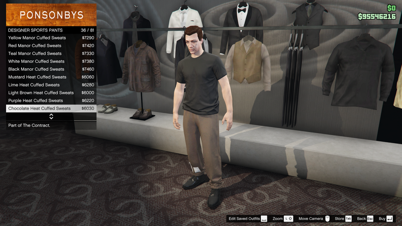 파일:TheContract-GTAOe-MalePants-DesignerSportsPants36-ChocolateHeatCuffedSweats.png