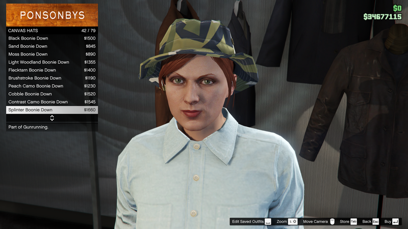 파일:Gunrunning-GTAO-FemaleHats-CanvasHats41-SplinterBoonieDown.png