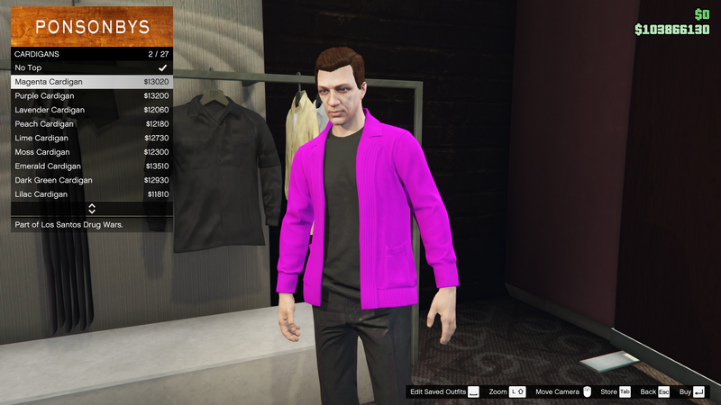 파일:LosSantosDrugWars-GTAOe-MaleTops-Cardigans26-MagentaCardigan.png