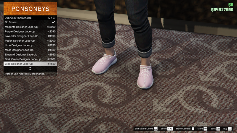 파일:SanAndreasMercenaries-GTAOe-FemaleShoes-DesignerSneakers9-LilacDesignerLaceUp.png