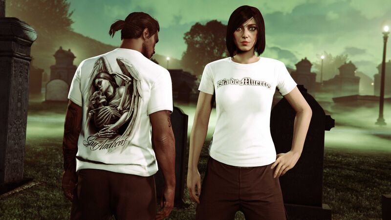 파일:Halloween2024Week5-GTAOe-DiaDeMuertosTee.jpg