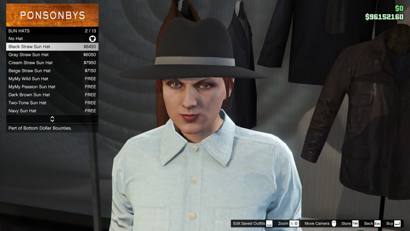 파일:BottomDollarBounties-GTAOe-FemaleHats-SunHats1-BlackStrawSunHat.png