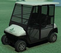 연습 스윙에 등장하는 게이 토니의 발라드 캐디의 우리형 변형.