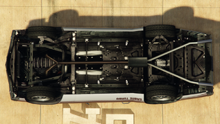 Grand Theft Auto V 및 Grand Theft Auto Online의 세이버 터보 하단 뷰