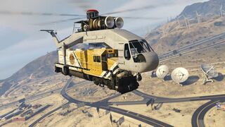 미션 탈선에서 볼 수 있는 GTA V 락스타 게임즈 소셜 클럽의 시네마틱 프리뷰 속 스카이리프트.