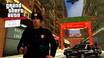 GTA: 리버티 시티 스토리즈 홍보 스크린샷에서의 초기 "COP" 모델.