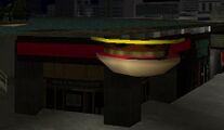 GTA Vice City 인터글로벌 필름 스튜디오 내 베드포드 포인트 볼트 버거 세트장.