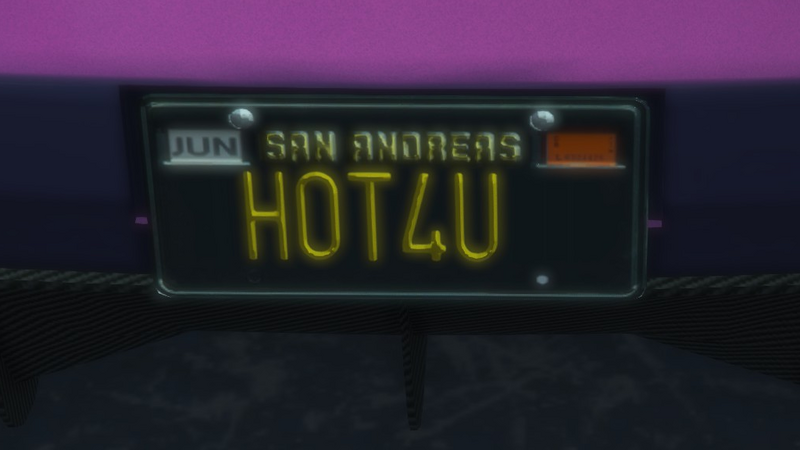 파일:Custom Plate GTAO HOT4U.png