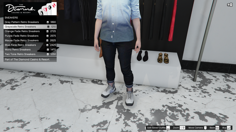 파일:CasinoStore-GTAO-FemalePants&Shoes-Sneakers9-GrayscaleRetroSneakers.png