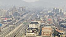 Interstate 4의 항공 사진.