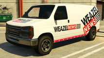 V에 등장하는 흰색 Weazel News Rumpo.