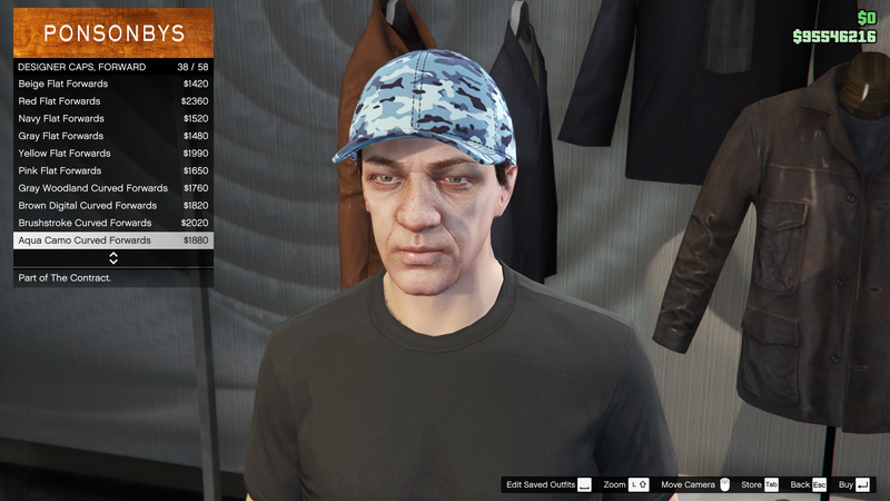 파일:TheContract-GTAOe-MaleHats-DesignerCaps37-AquaCamoCurved.png