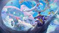 전략적 팀 전투: 운명 프로모션 (Riot 아티스트 T.J. Geisen 작업)