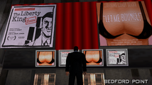 스톤턴 아일랜드의 베드포드 포인트에 있는 영화 광고. (GTA LCS)