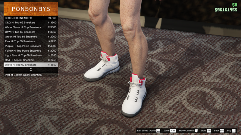 파일:BottomDollarBounties-GTAOe-MaleShoes-DesignerSneakers18-WhiteHiTop69Sneakers.png
