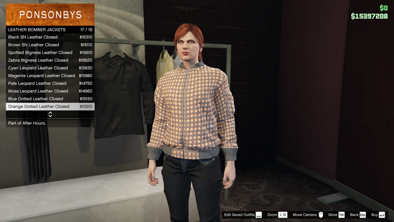 파일:AfterHours-GTAO-FemaleTops-LeatherBomberJackets16-OrangeDottedLeather.png