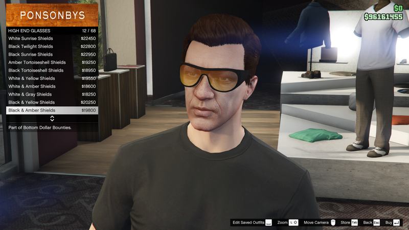 파일:BottomDollarBounties-GTAOe-MaleGlasses-HighEndGlasses11-Black&AmberShields.png