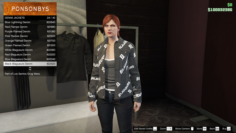 파일:LosSantosDrugWars-GTAOe-FemaleTops-DenimJackets23-BlackBlagueursDenim.png