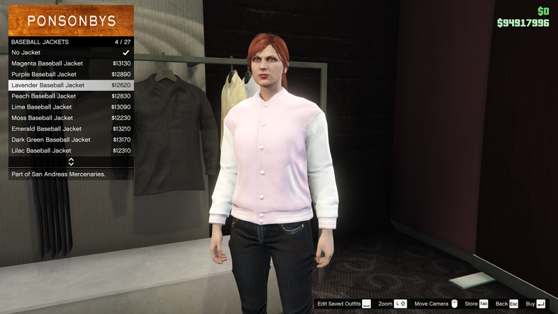 파일:SanAndreasMercenaries-GTAOe-FemaleTops-BaseballJackets3-LavenderBaseballJacket.png