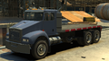 그랜드 테프트 오토 IV의 평판 트럭 후면을 가진 비프. (후면 쿼터 뷰)