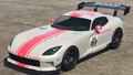 밴시 GTS에 적용된 Stance Andreas Racing 상징. (후측면 뷰)