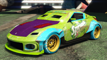 Sprunk 도색이 된 Nightmare ZR380. (후측면 보기)