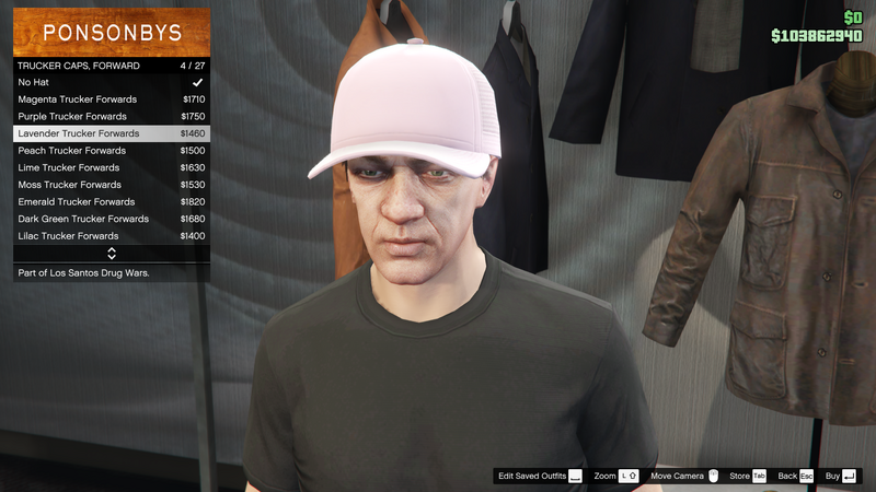 파일:LosSantosDrugWars-GTAOe-MaleHats-TruckerCaps30-LavenderTrucker.png