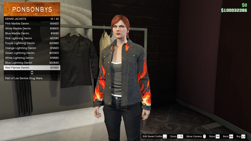 파일:LosSantosDrugWars-GTAOe-FemaleTops-DenimJackets15-RedFlamesDenim.png